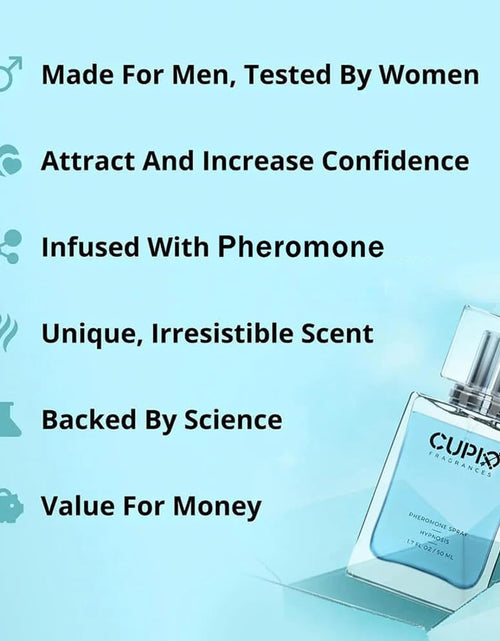 Load image into Gallery viewer, Cupid Cologne, Cupid Hypnosis Fragrances for Men, Pheromone Infused Curve Fragrances for Men
